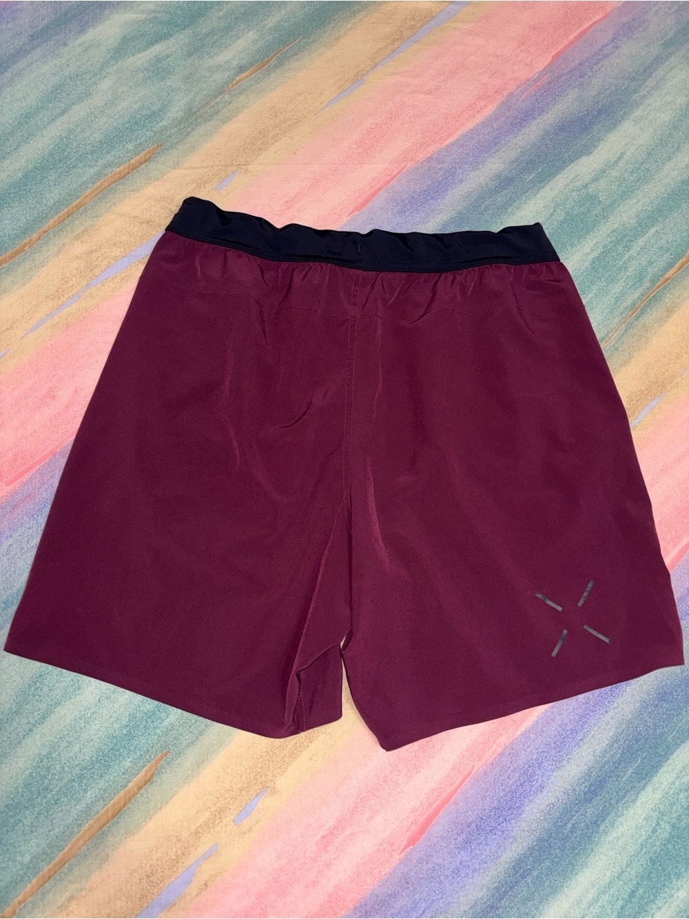 Ten Thousand Shorts Mens Large Maroon The Interval Short 7" Logo Drawstring